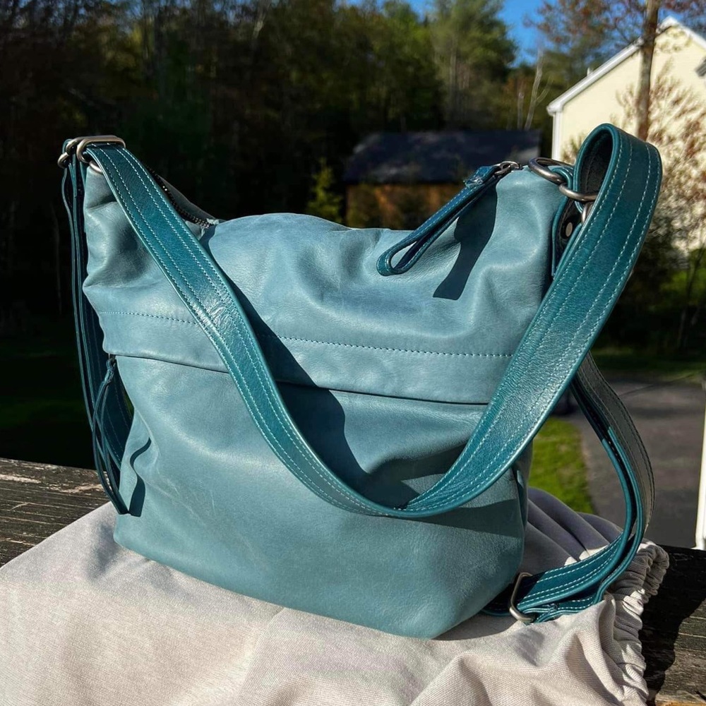Small Single Zip Hobo by Rough & Tumble